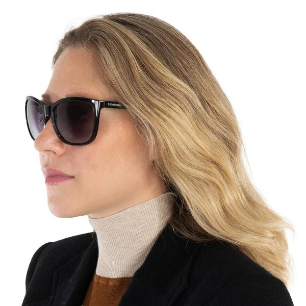 Calvin Klein Womens/Ladies Gradient Sunglasses - Dark Grey/Black - 
