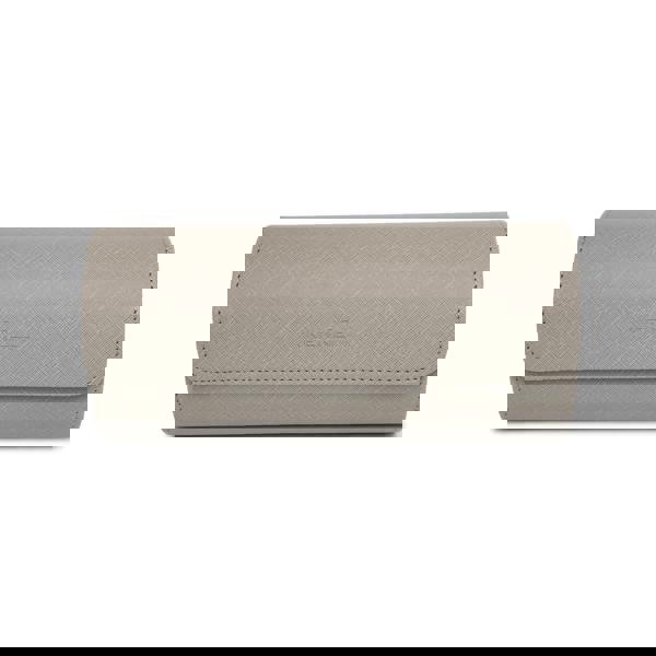 Grey Leather Watch Roll | Luxury Travel Watch Storage Case Kennett Great Britain