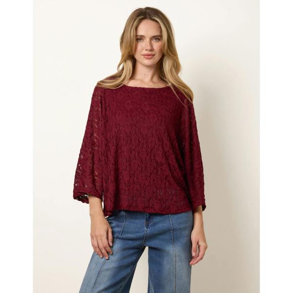 Blue Vanilla Lace Top