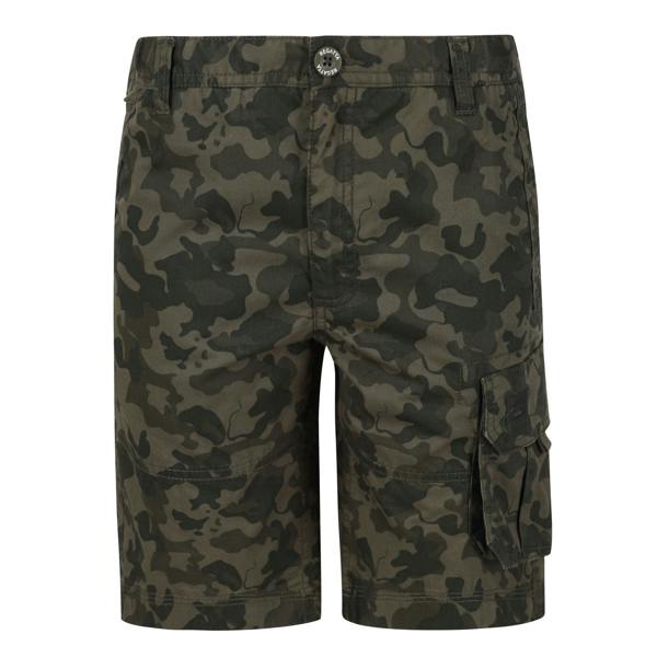 Regatta Kids Shorewalk Multi Pocket Shorts - Grape Leaf Camo - 