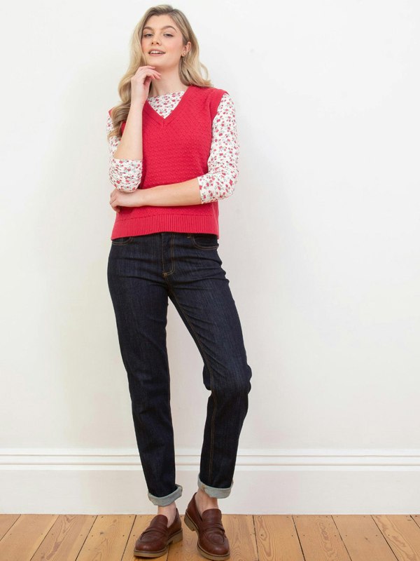 Kite Organic Tarrant Jersey Top Rosey Posey