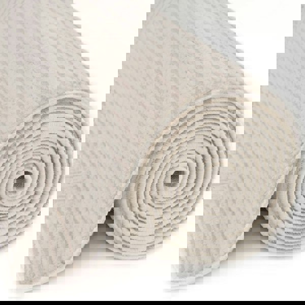 Geometric Living Room rug, cream colour, stain-resistant and non-shedding