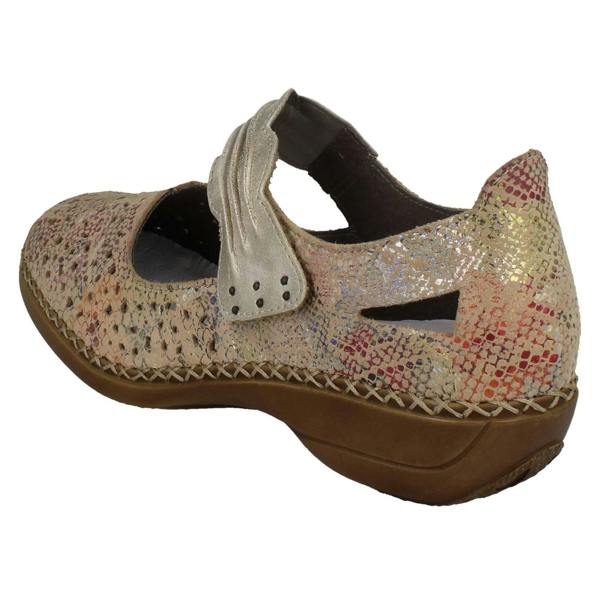 Rieker Ladies Rieker Cut Out Mary Jane Shoes 41399