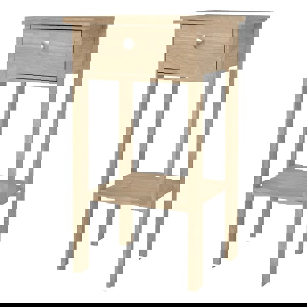 Furniture To Go Madrid Bedside Table with 1 Drawers in Jackson Hickory Oak