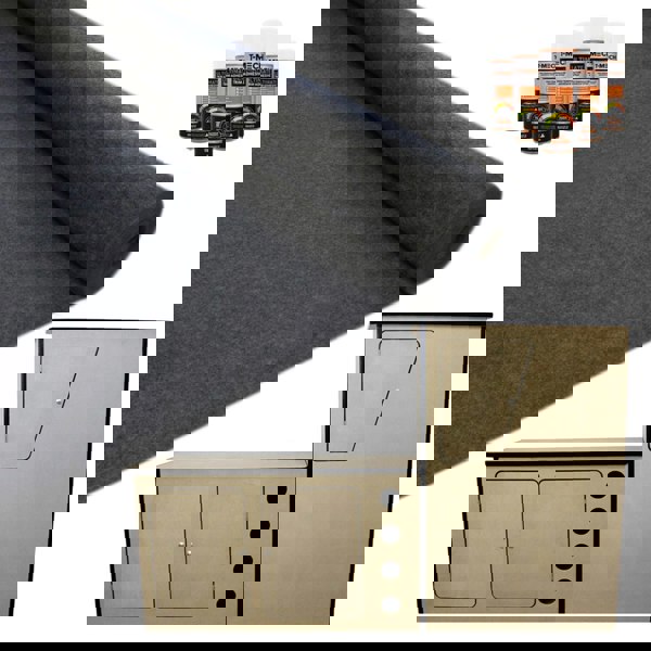 Monstershop 11sqm Anthracite Van Lining & Glue With Camper Kitchen