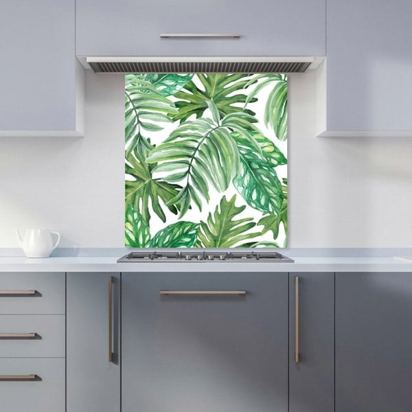 Warren Reed - Designer Exotic Rainforest Leaves Kitchen Splashback