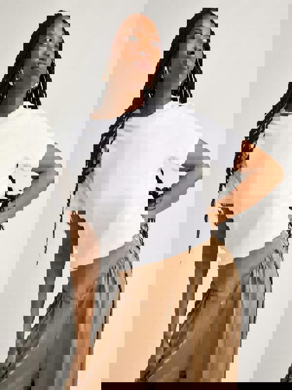 GWD Tula Satin Trouser Stone