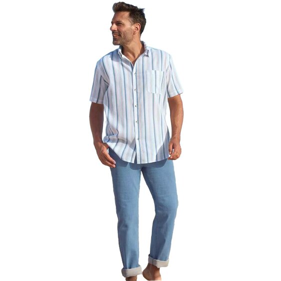 Atlas For Men Mens Stretch Jeans - Light Blue
