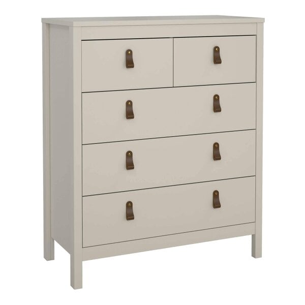 Wyld Haus Wildberry Cashmere Wooden Chest 5 Drawers