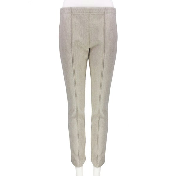 The Row oatmeal clay tone trousers denim cropped pants