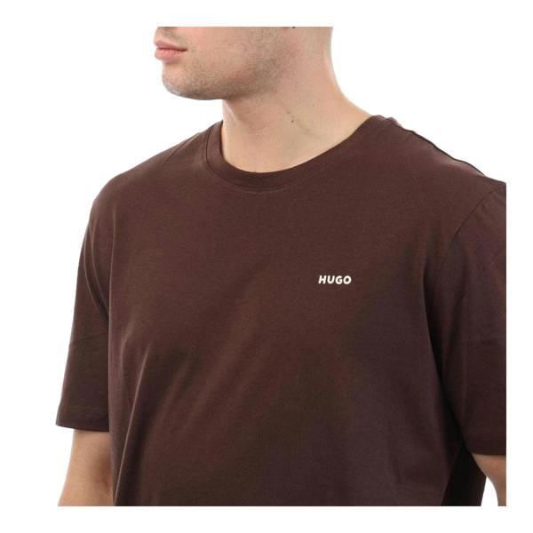 Hugo Mens Dero 99 Cotton Regular T-Shirt - Brown - 