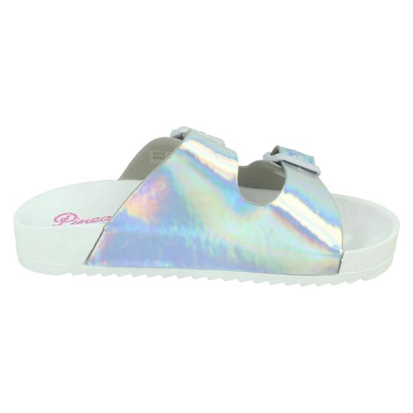 Pineapple Girls Pineapple Hologram Mule Sandals/Sliders H1119