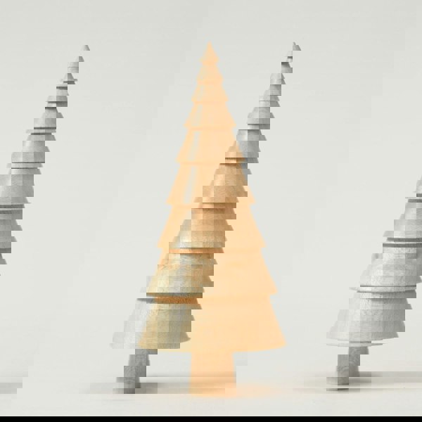 The Arboretum Handmade Wooden Spruce Ornament