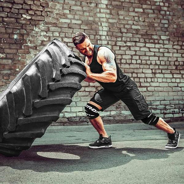 RDX Sports GYM KNEE WRAP BLACK