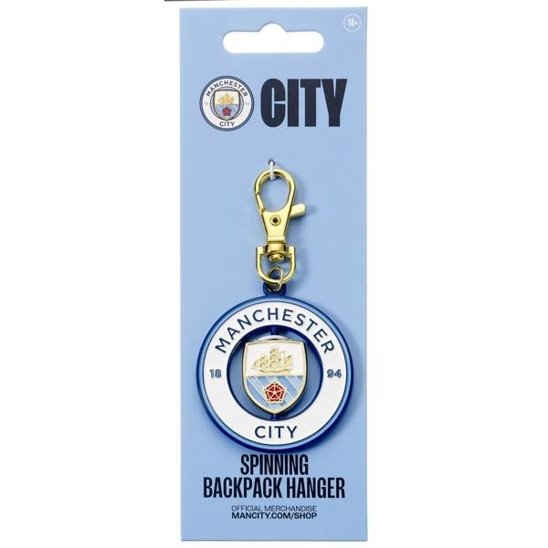 The Carat Shop Manchester City Football Club Spinning Logo Backpack Hanger