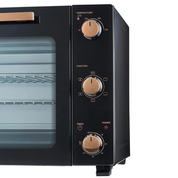 Cooks Professional 60L Mini Oven | Black / Copper