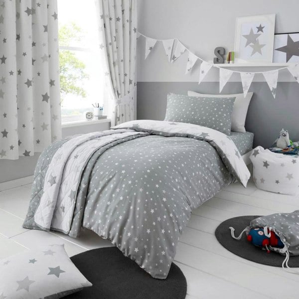 Multi Stars Bedding Kids Bedding - Happy Linen Company