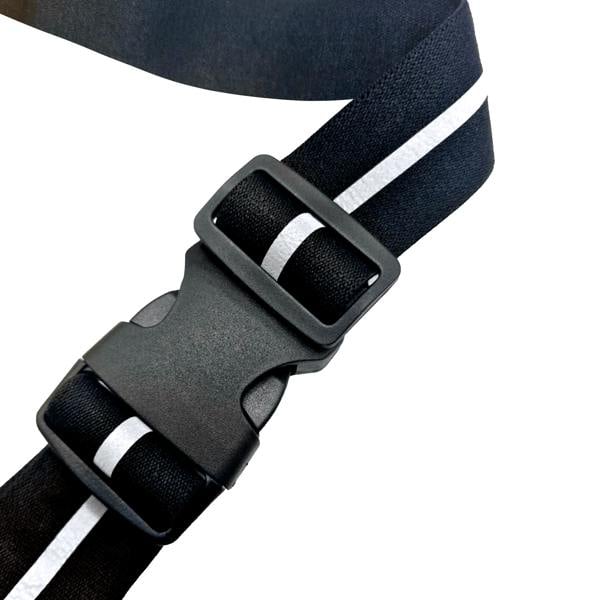 Ultra Slim Hi-Viz Running Belt – Water-Resistant Waist Pack, One Size - Optimum