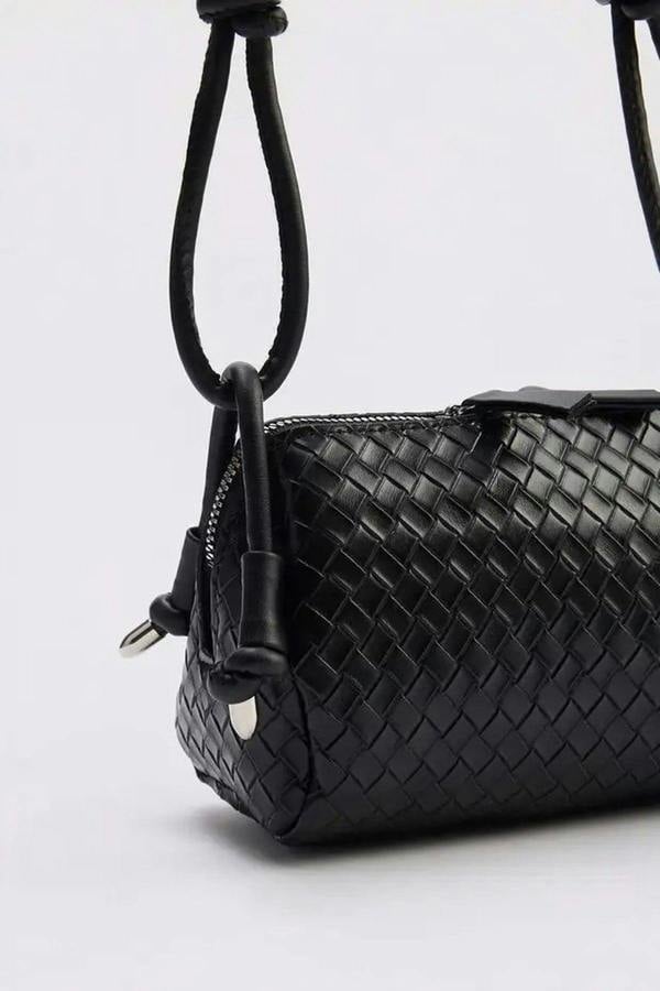 Woven Mini Shoulder Bag