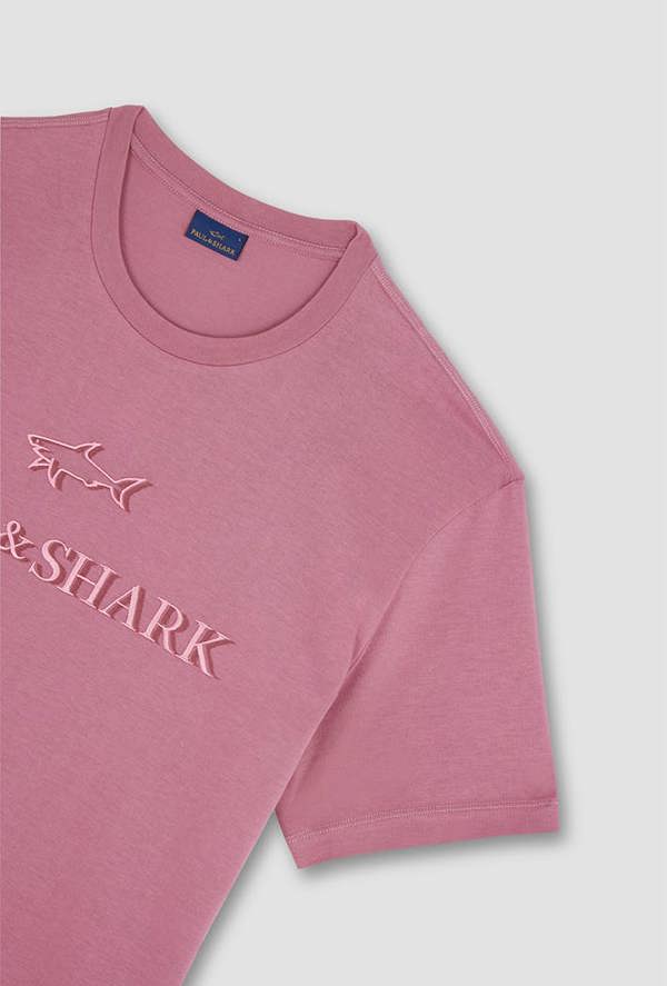Paul & Shark Men's Cotton Jersey T-Shirt with Logo Embroidery