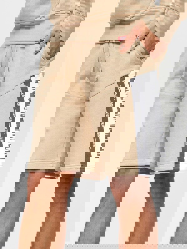 Crosshatch Silomane Shorts Stone