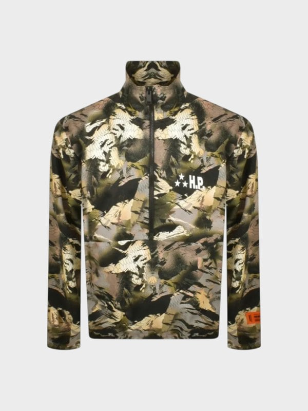 Heron Preston Camouflage Tape Windbreaker - Mens