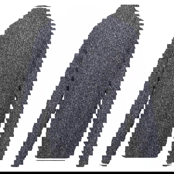 Regatta Mens Kaison Marl Knitted Half Zip Jumper - Navy - 