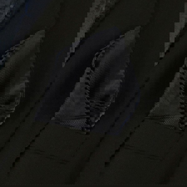 Alexander McQueen woven silk pocket square in black