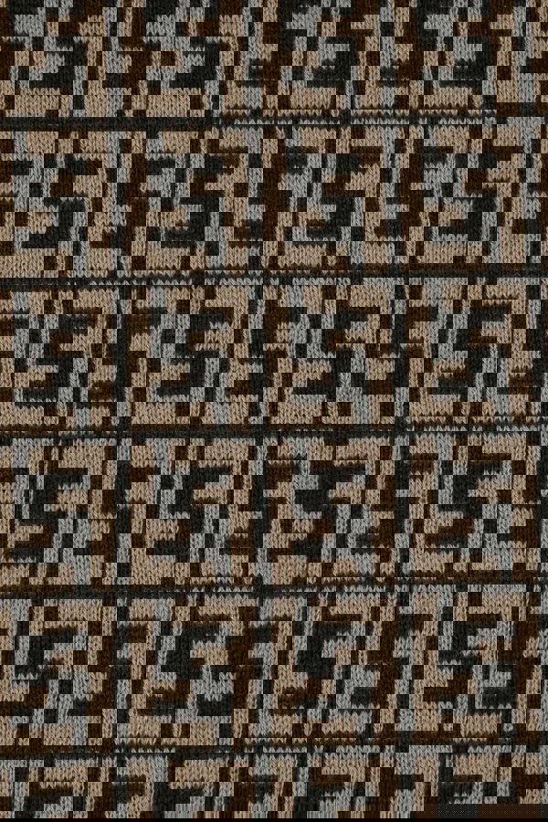 Fendi Kids Fendi Baby Cotton and Cashmere Blanket in Brown (85cm)