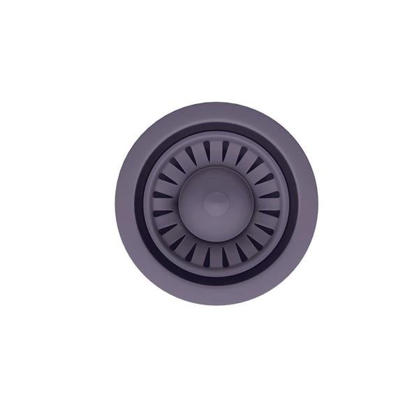 Flode Basket Strainer Kitchen Sink Waste | Round & Rectangular Overflow Plates | Gun Metal Finish