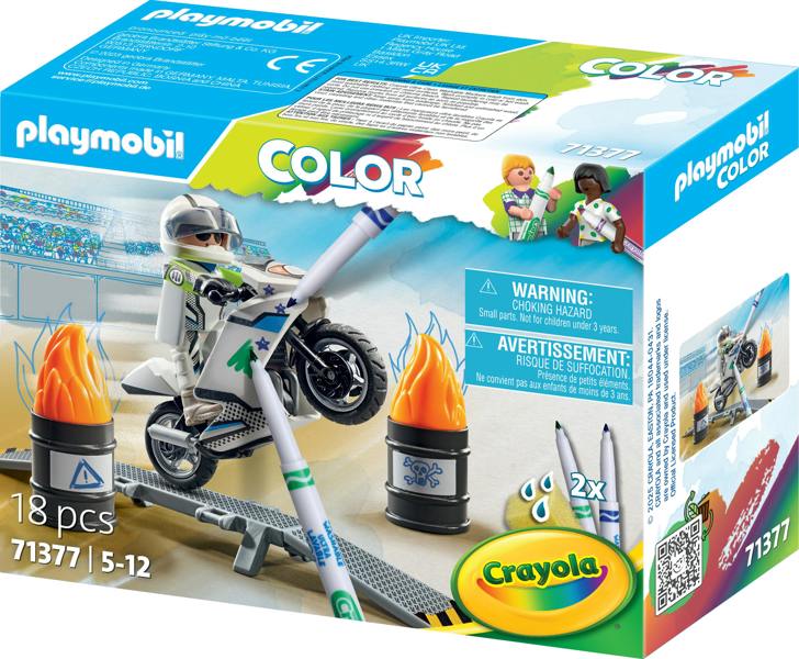 Playmobil Colour: Motorbike - 71377 Playset