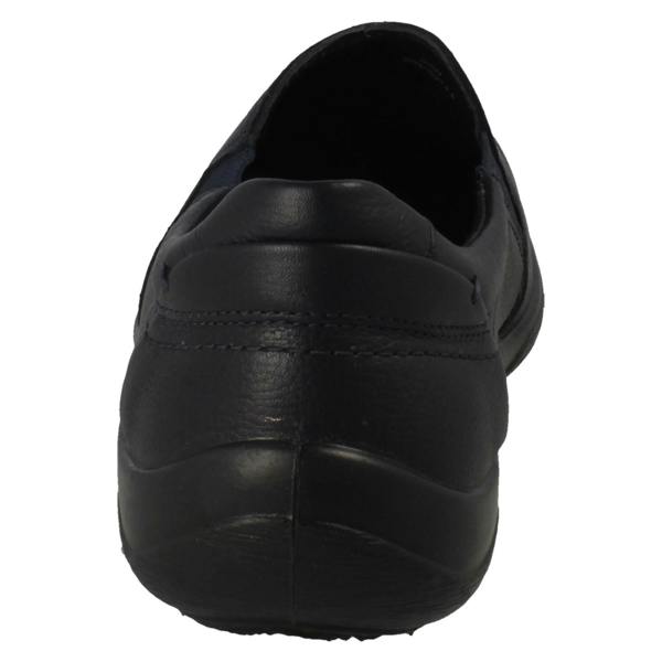 Padders Ladies Padders Leather Slip On Extra Wide Dual Fitting Formal Shoes Nico