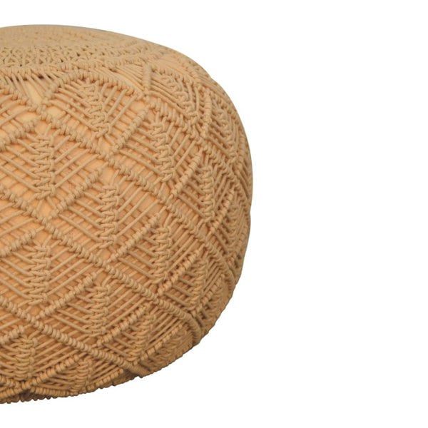 Artisan Furniture Ansley Beige Pouffe
