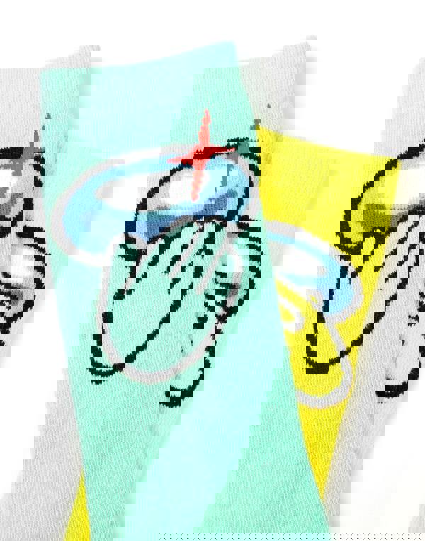 Among Us Boys Multicoloured Character Calf Socks Set of 5