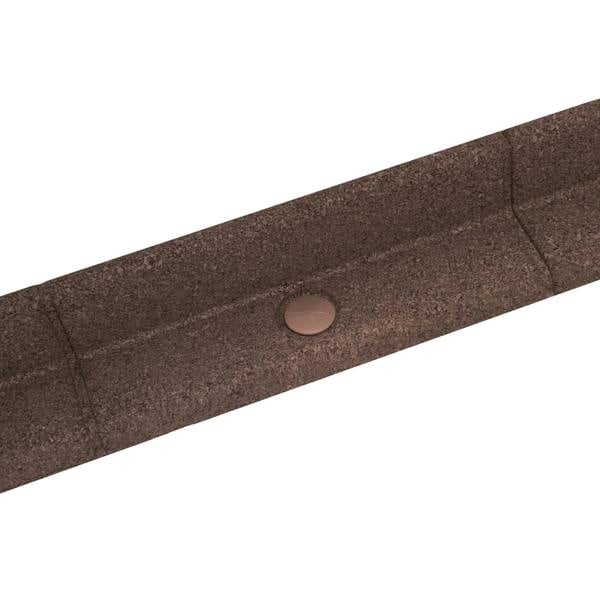 Flexible Lawn Edging 4.8m With Mallet - Brown