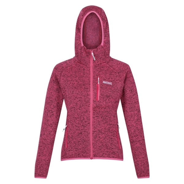 Regatta Women's Newhill Marl Hooded Fleece Jacket - Fruit Dove