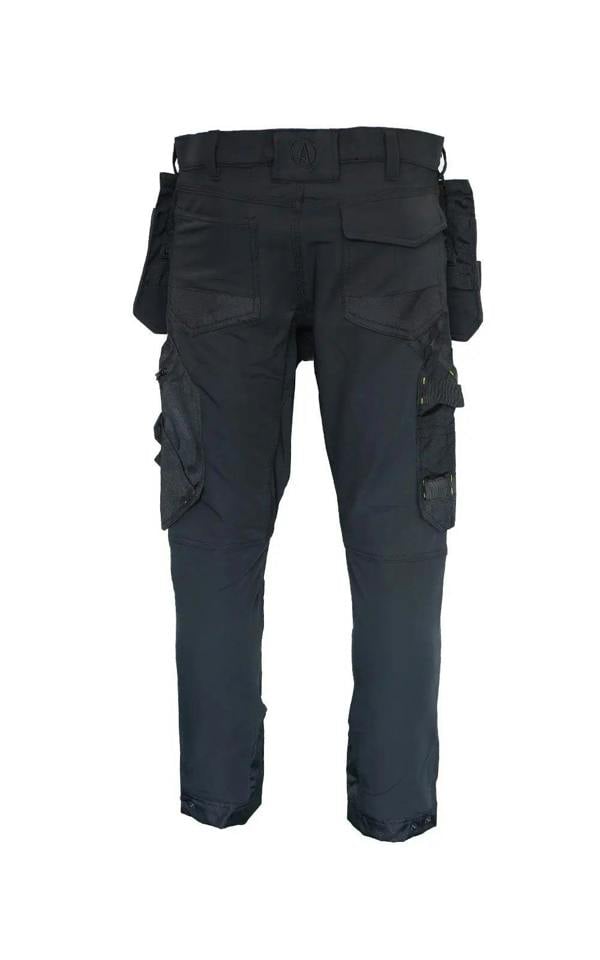 Slim Fit Stretch Work Trouser with Removable Holster Pockets - Hi-Vis Trousers