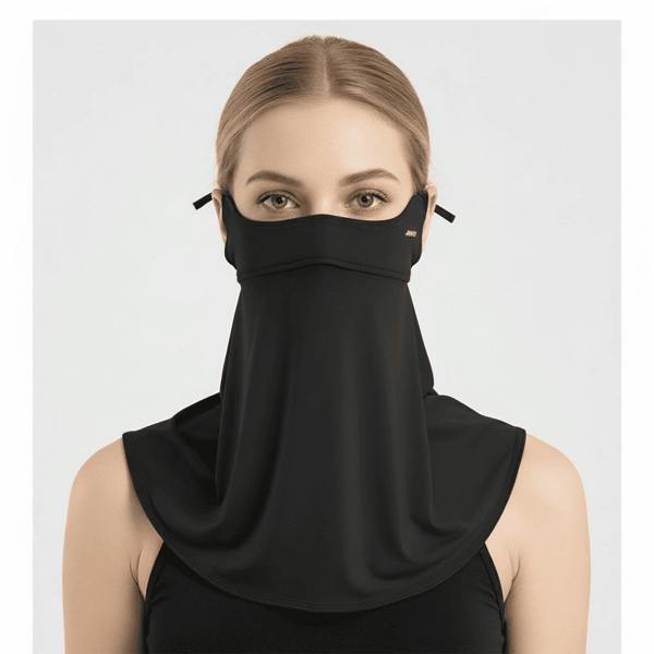 Anniou Summer Face Cover UPF 50+ - Black - One size
