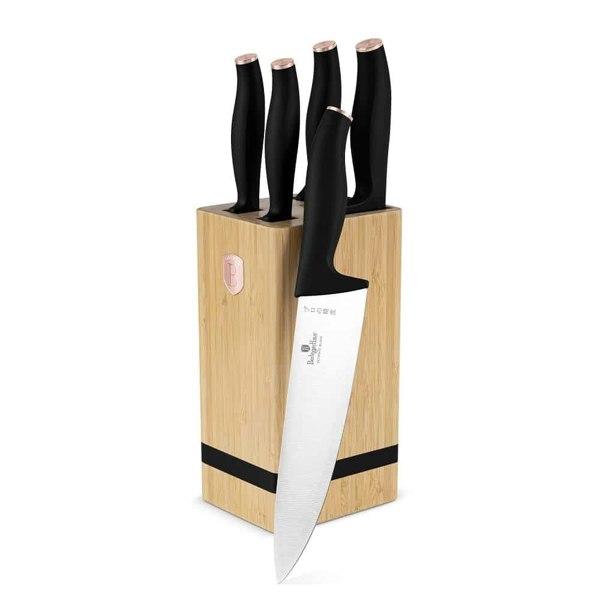 Berlinger Haus BH2970 6-Piece Knife Set with Bamboo Stand
