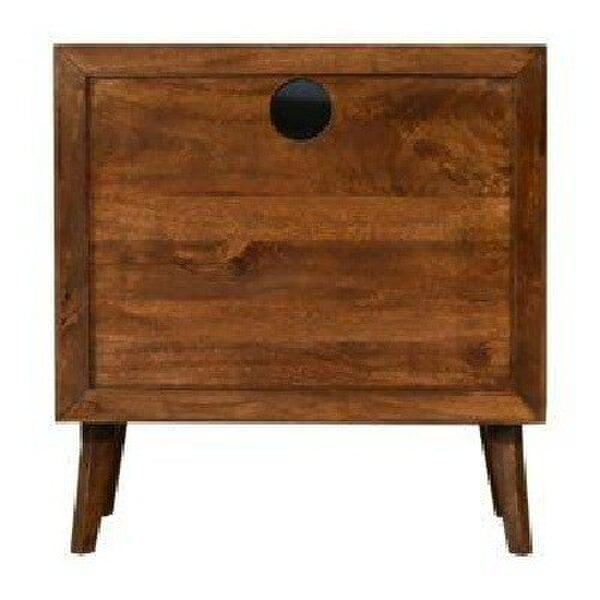 Wyld Haus Talloires Antique Style Cabinet Entertainment TV Media Unit 2 Doors Open Shelf