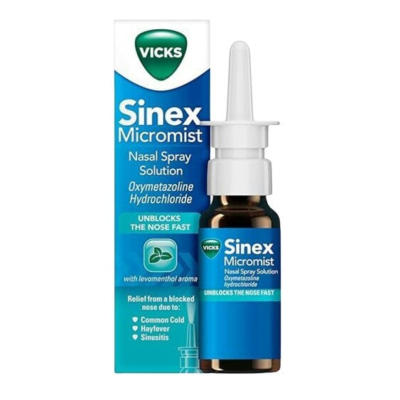 Vicks Sinex Micromist Decongestant Nasal Spray, 15ml