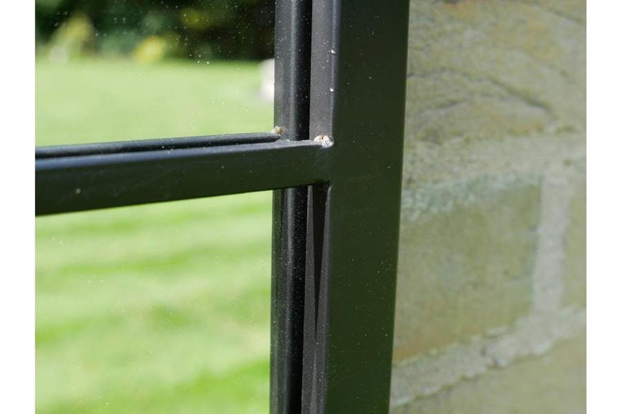Large Wall Mounted  Vintage Simple Design Square Mirror for Garden or Home