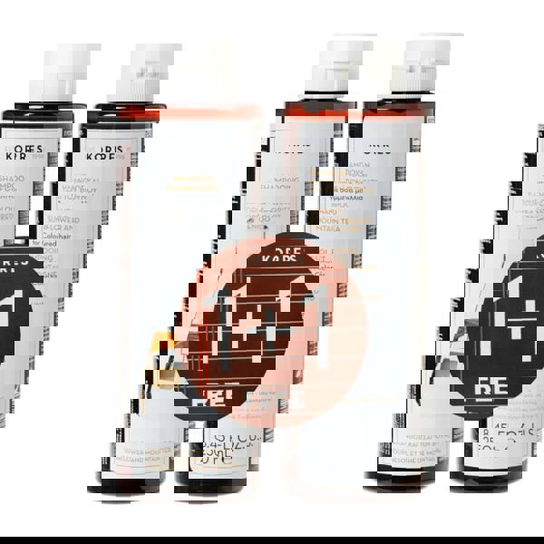 Korres Sunflower & Mountain Tea Shampoo Double Pack