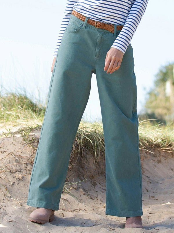 Kite Organic Wareham Wide Leg Twill Jeans