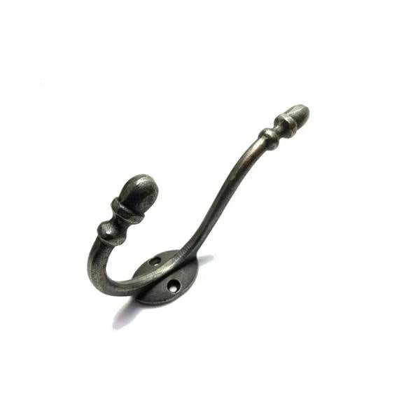 Antique Cast Iron Acorn Design Coat Hook 130mm - Pack of 5 Hooks