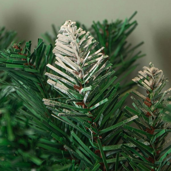 Samuel Alexander 2.7m Snow Tipped Christmas Garland with Pine Cones and Mixed Needles