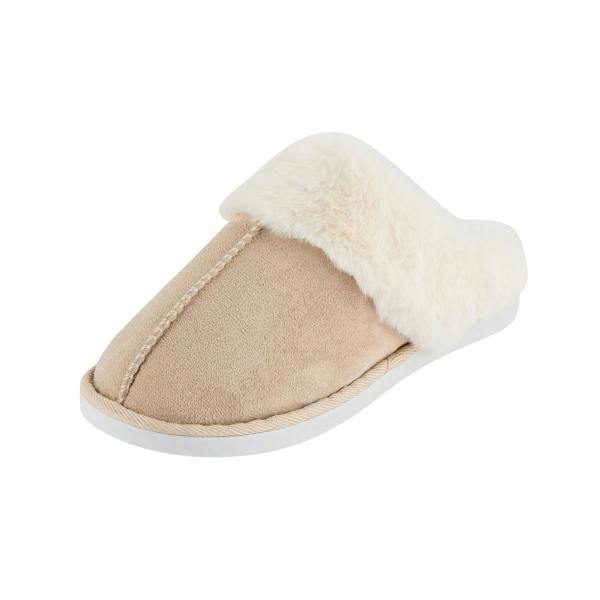 Regatta Womens/Ladies Tulsy Plain Mule Slippers - Beige - 