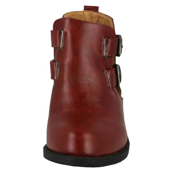 Spot On Ladies Spot On Cut Out Ankle Boot