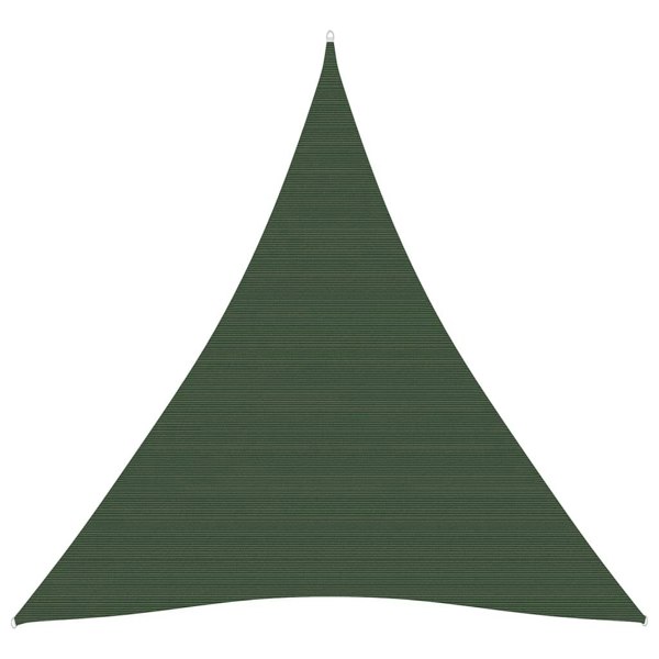 Berkfield Sunshade Sail 160 g/m�__ Dark Green 5x6x6 m HDPE