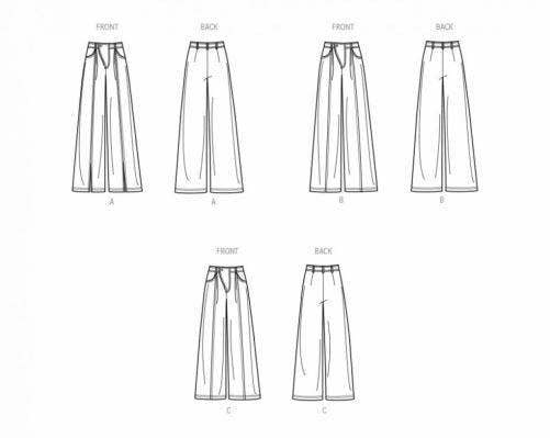 Simplicity Sewing Pattern 9823, Trousers for Women, H5 (6-8-10-12-14) - Easy